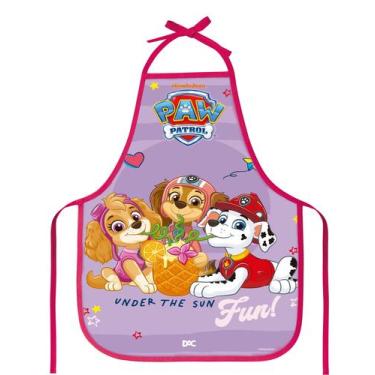 Imagem de Avental Escolar Infantil Patrulha Canina Rosa Dac