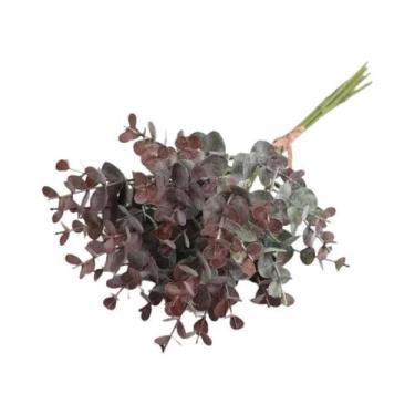 Imagem de Buquê Artificial De Folhas De Eucalipto 6 Ramos 36 Cabeças Decoração P