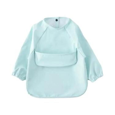 Imagem de Avental De Pintura Impermeável Para Bebês Com Mangas Longas, Acessório