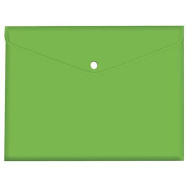Imagem de Pasta A4 C/ Botão De Pressão Cores a Escolha - ACP, Verde