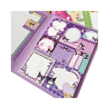 Imagem de Caderno Kawaii Cinnamoroll Hello Kitty Mymelody Kuromi, Material De Es