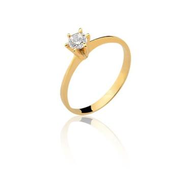 Imagem de Anel Solitário 15 Anos Debutante 18k - MAEHLER Arte Em Joias, 25, Dour