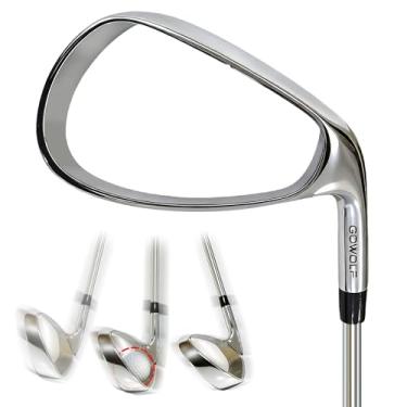 Imagem de Gowolf Treinador de swing de golfe Hollow Strike - Treinamento de taco de golfe com feedback instantâneo, corrige o caminho de balanço para golfistas destros, auxílio de treino de iniciantes a