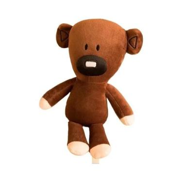 Imagem de Urso De Pelúcia Fofo Mr Bean Brinquedo Macio Mini Almofada Para Crianç