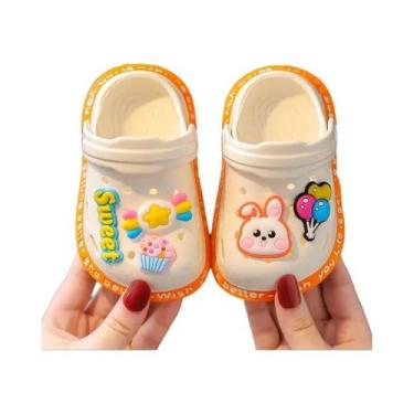 Imagem de Chinelos De Verão Para Meninas Com Estampa De Desenho Animado, Solado 