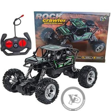 Imagem de Carrinho de Controle Remoto 4x4 Recarregável Anda Na Terra Jeep Off Ro