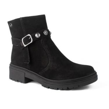 Imagem de Bota Dakota de Cano Curto Em Couro Feminina D0403-Feminino