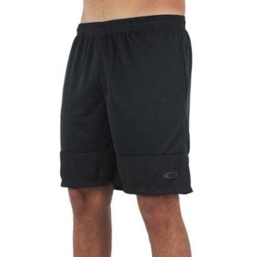 Imagem de Bermuda Oakley TRN Knit Sports Graphic Blackout-Unissex