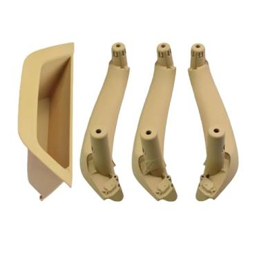 Imagem de Puxador De Apoio De Braço Para Porta Interna, Conjunto Preto Compatível Com Bmw X3 X4 F25 F26 2010 2011 2012 2013 2014 2015 2016 2017(RHD-Beige)