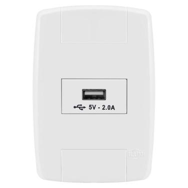 Imagem de Conjunto 1 Tomada Usb - Ilumi Lev - 87021