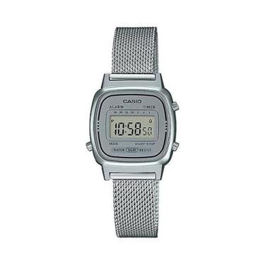 Imagem de Relógio Feminino Casio Mini Vintage Digital Prata LA670WEM-7DF