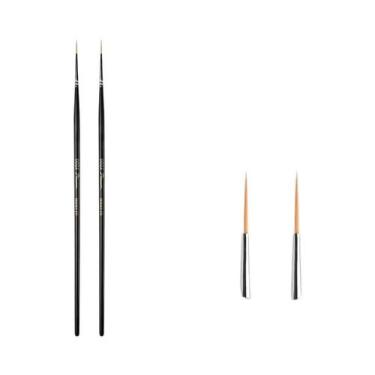 Imagem de Pincéis De Pintura Artística De Ponta Fina Extra Longa Para Modelos Em