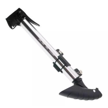 Imagem de Bomba De Ar Bike Gts Bico Duplo Fino E Grosso Alumínio Cor Prata