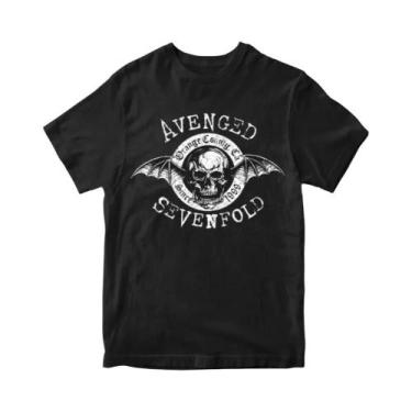 Imagem de Camiseta Masculina E Feminina Avenged SEVENFOLD Estd 1999 Metal Band C