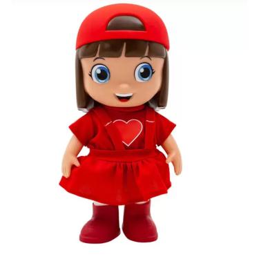 Imagem de Boneca Gi Neto Aventureira Vermelha 26cm - Rosita 1241