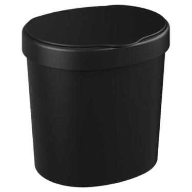 Imagem de Lixeira para Pia Basic Coza 2,5 Litros Preta, Preto