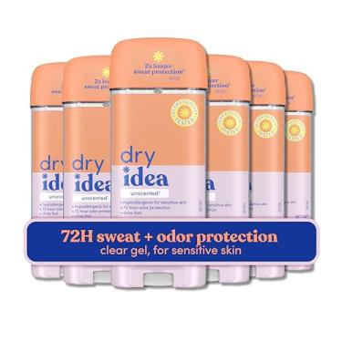 Imagem de Dry Idea Advanced Dry Antitranspirante e desodorante Clear Gel, 85 g (pacote com 6)