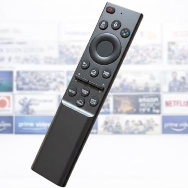 Imagem de Controle Remoto Compatível Samsung para Smart TV — Teclas de Atalho para Netflix, Prime Video e + 2 - Funciona em Modelos 4K, QLED, Crystal, Neo QLED e OLED — Não Precisa Configurar