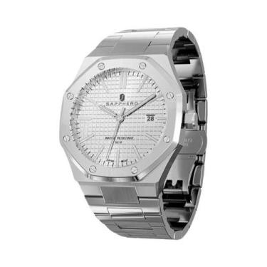 Imagem de Relógio Masculino Com Pulseira De Aço Inoxidável, Resistente À Água, C