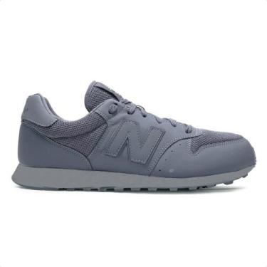 Imagem de Tênis New Balance 500 V2 Masculino, 44., Cinza escuro