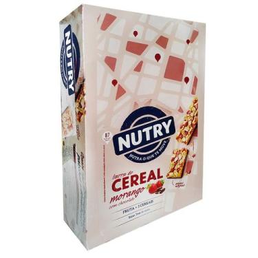 Imagem de Barra Cereais Morango com Chocolate Nutry 528Gr c/24 inid. - Nutriment