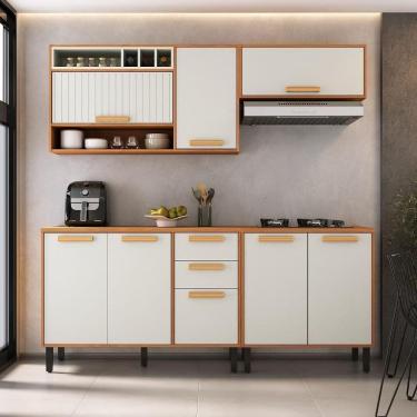 Imagem de Cozinha Completa 280cm Nápoles Em Mdp Off White Itatiaia