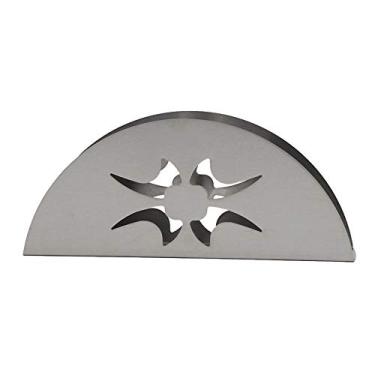 Imagem de Porta-guardanapos de aço inoxidável em forma de leque Caso Organizador Caixa (Padrões)