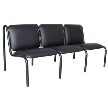 Imagem de Sofá Para Recepção De Escritório Linha Recepção Smart Preto