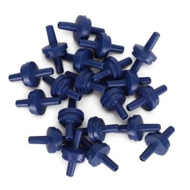 Imagem de MOPFOL 20 peças de válvulas de retenção de bomba de ar de aquário de plástico de 4 mm, válvulas antirefluxo, proteção contra água, não retorno, para bombas de oxigênio de aquário