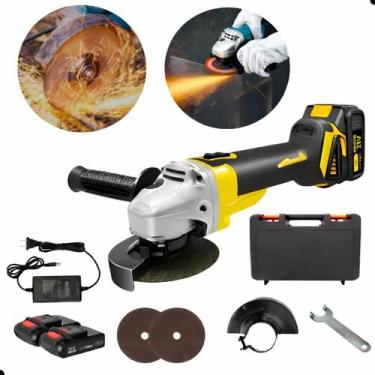 Imagem de Lixadeira Esmerilhadeira Sem Fio 21V a Bateria Recarregável Profission
