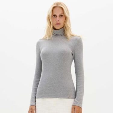 Imagem de Blusa Lança Perfume Canelada Gola Alta Feminino-Feminino