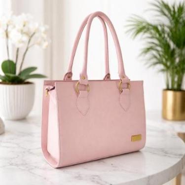 Imagem de Bolsa Estruturada Direto de Fábrica TopGrife Atacado Couro-Feminino