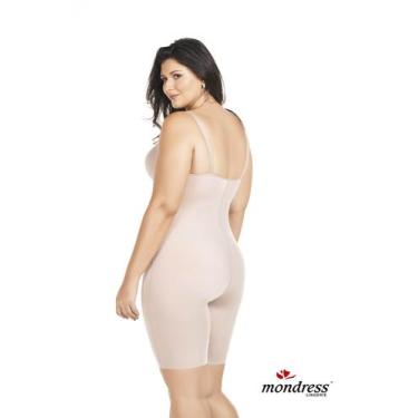 Imagem de Body Macaquinho Modelador Macacão Plus Size Alta Compressão Com Bojo E