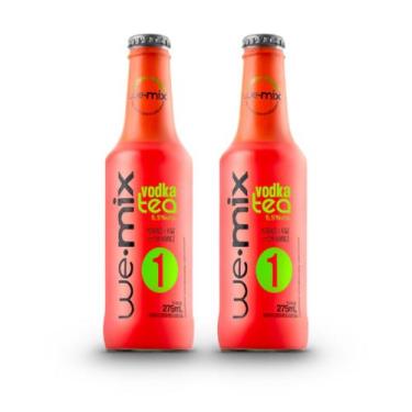 Imagem de We Mix 1  Morango e Kiwi com Chá Branco, Kit com 2