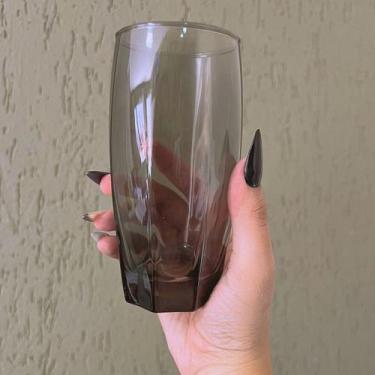 Imagem de Jogo de 2 Copo Florence Vidro Cinza 370ML Bebidas Drinks - PRATICASA