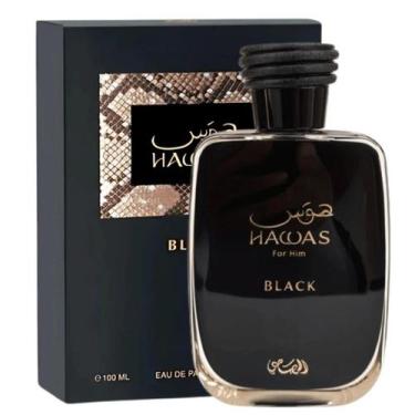 Imagem de Perfume Árabe Rasasi Hawas Black Eau de Parfum Masculino Original