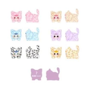 Imagem de Caixa Surpresa De Pelúcia Kawaii Samuel: Gatos Colecionáveis Adoráveis