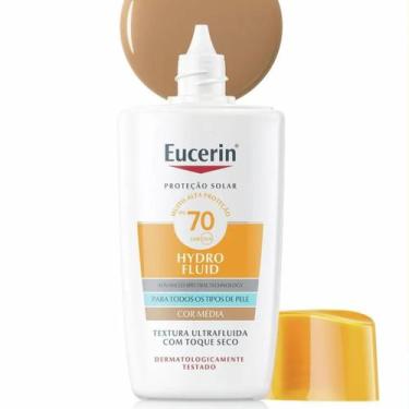 Imagem de Eucerin Hydro Fluid 50ml Protetor Solar Facial Cor Media