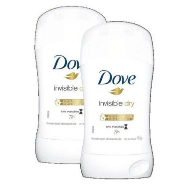 Imagem de 2 Desodorante Antitranspirante Stick Dove Invisible Dry 45g