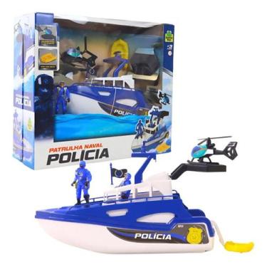 Imagem de Barco Patrulha Naval Policia - Samba Toys