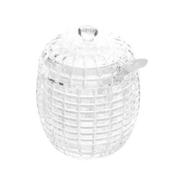 Imagem de Açucareiro 210ml Com Colher De Cristal Ecológico Tress - Lyor