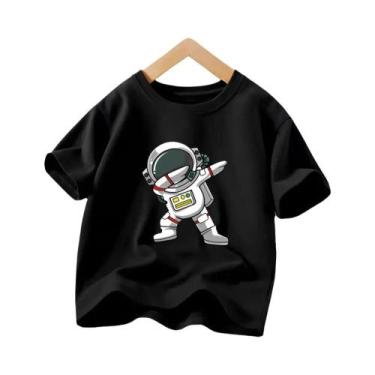 Imagem de Camiseta Masculina De Verão Com Estampa De Astronauta, Camiseta Casual