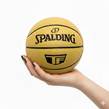 Imagem de Mini Bola de Basquete Spalding Tf-Gold-Unissex