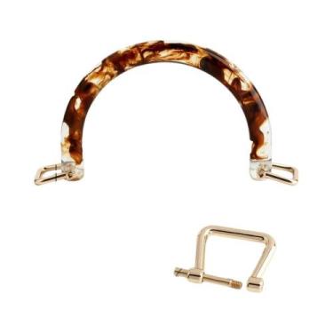 Imagem de Alças De Resina Em Formato U Para Bolsas, Fecho Kiss Lock, Estrutura P