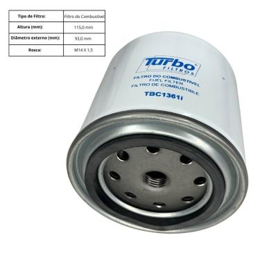 Imagem de Filtro de Combustível Separador de Água para Sistema de Alimentação Modelo 84217953 para Veículos Agrícolas e Pesados