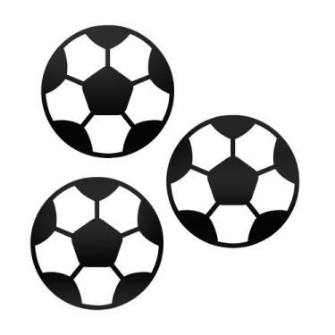 Imagem de Adesivo Vinílico Bolas de Futebol  Decoração Fácil e Rápida - Bazar do