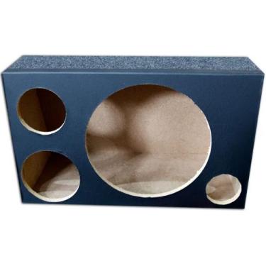 Imagem de Caixa Trio Vazia Dutada Alto Falante 12 + Driver + Tweeter - Oestesom