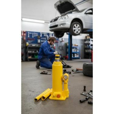 Imagem de Macaco Hidráulico Garrafa 2 Ton: Elevação Segura e Rápida - Congratula