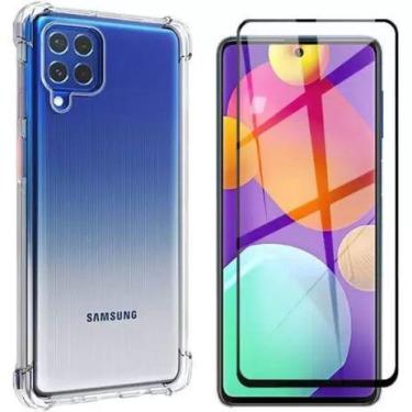 Imagem de Kit Capa Case Anti Impacto Galaxy M62 + Película de Vidro 3D Tela Toda