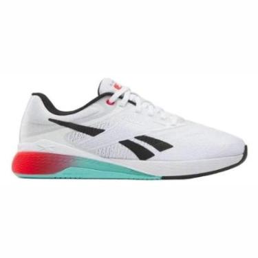 Imagem de Tênis Reebok Nano X5 Unissex Branco Preto Treino Cross-Unissex